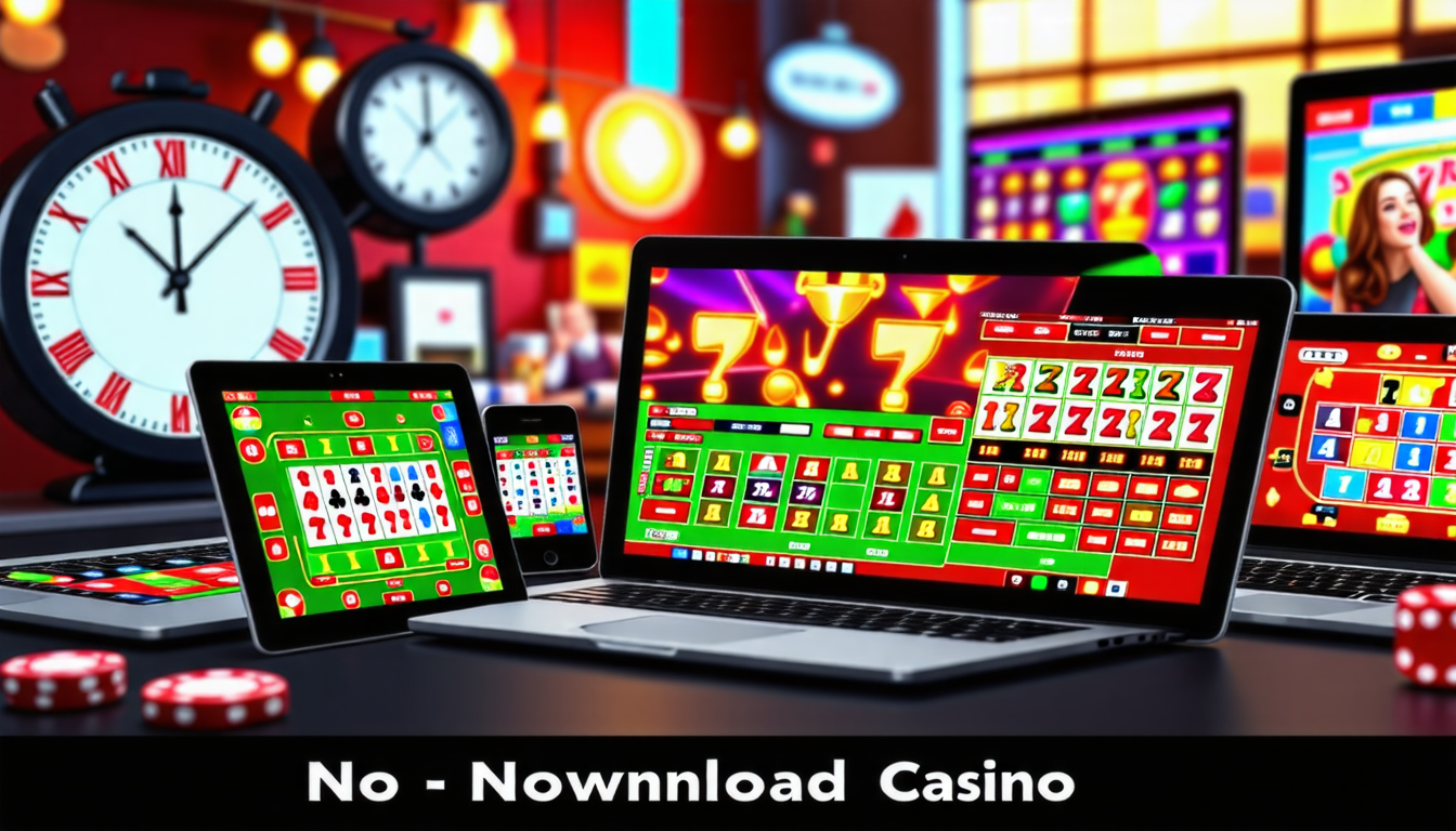 discover the benefits of no-download casinos, offering instant and convenient play without the hassle of software installation. enjoy seamless gaming experiences, quick access to a wide range of games, and the flexibility to play from any device, anytime, anywhere.