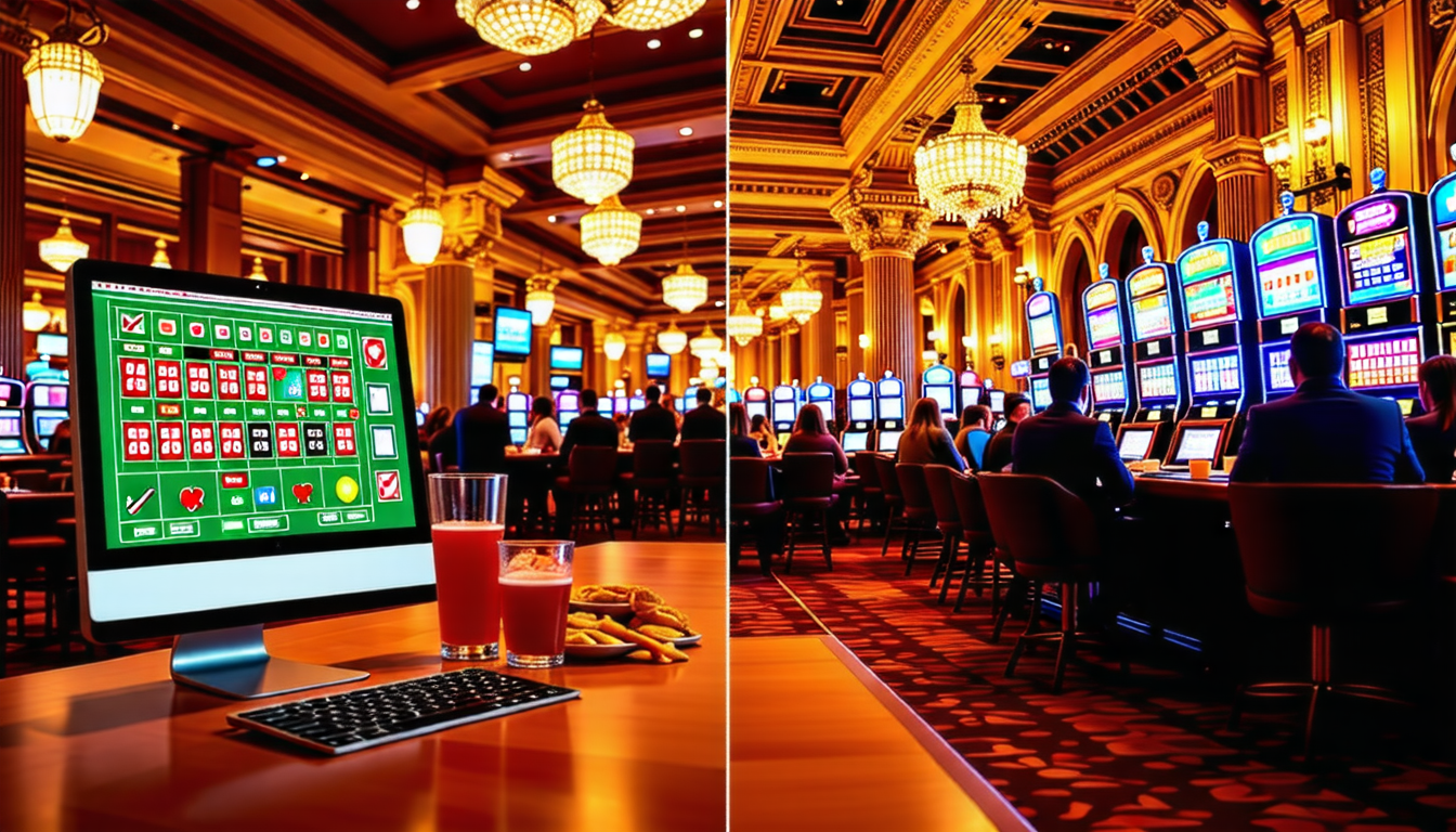 discover the key differences between online casinos and physical casinos in our comprehensive analysis. explore the advantages and disadvantages of each, from convenience and accessibility to atmosphere and social interaction, to find out which gaming experience suits you best.